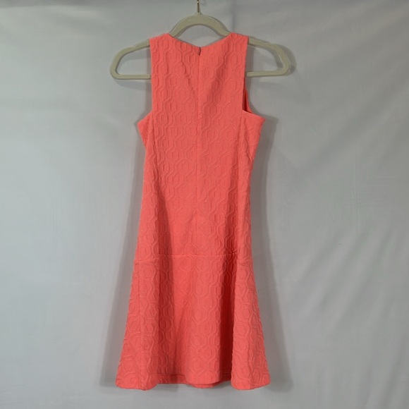 Lilly Pulitzer Dress Size XS Coral Geometric Print EUC Worn Once - Picture 4 of 10
